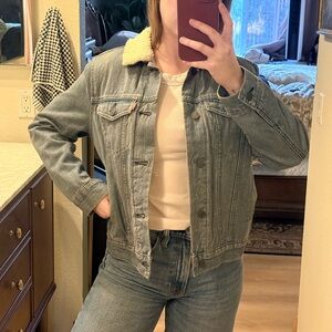 Levi’s Denim Jacket with Sherpa Lining
